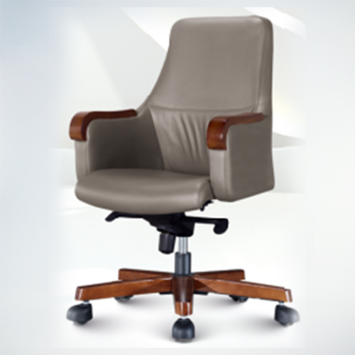 Office Chair F1802B-BLACK PU     W620xD740xH1140MM