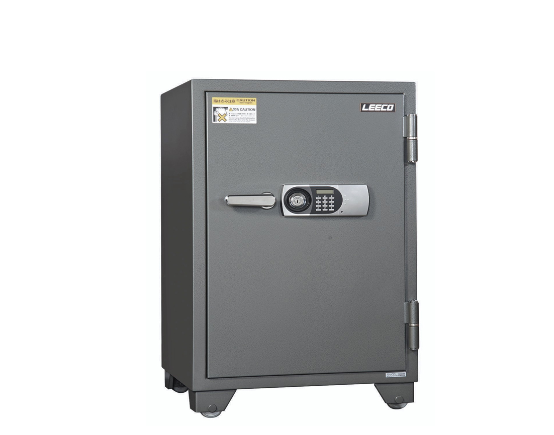 701-CPL Digital Lock With Siren Fire Resistant Safe 190kgs, 1 shelf and 1 drawer with key. Fire Resistant rate: 1010ºc/2Hour (W590xD594xH936mm). Brand: LEECO. Made in Thailand.