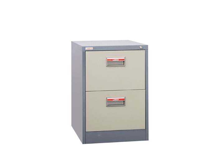 FC0112ML Steel Filing Cabinet 2 Drawers (W463xD620xH727mm). Brand: LEECO. Made in Thailand.