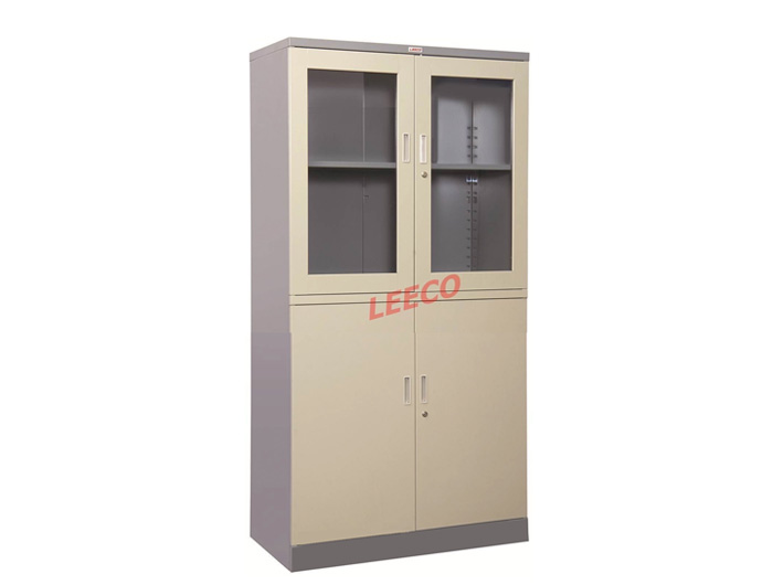 CBD06 Steel Cupboard With Swinging Door (W914xD470xH1817mm). Brand: LEECO. Made In Thailand.