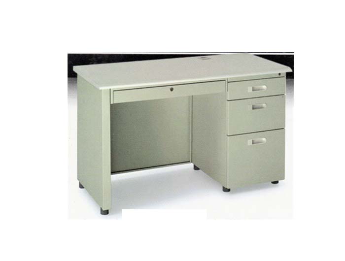 SCE127 Steel Office Desk Laminate On Top (W1200xD700xH750mm). Brand: STANDARD. Made In China.