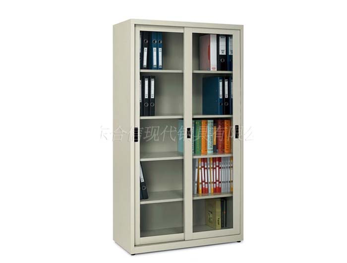 SG72 Steel Cabinet With Glass Sliding Door (W890xD410xH1800mm). Brand: STANDARD. Made In China.