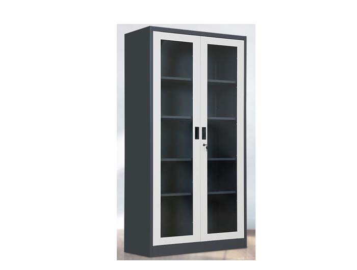 FC-G4 Steel Cabinet with Glass Swinging Door (W900xD400xH1850mm). Brand: STANDARD. Made In China.
