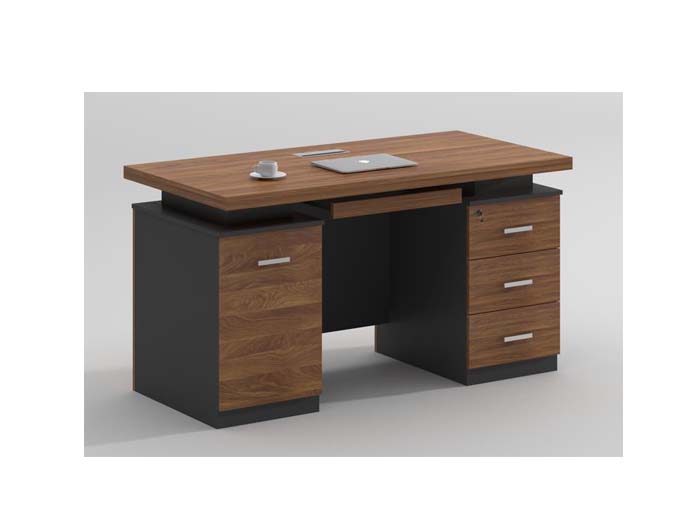 M275 Office Table Melamine Wood (W1400xD700xH760mm). Brand: CENTURY. Made In China.