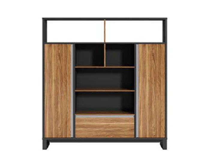 C333 Bookshelf Melamine Wood (W1800xD400xH2000mm). Brand: CENTURY. Made In China.