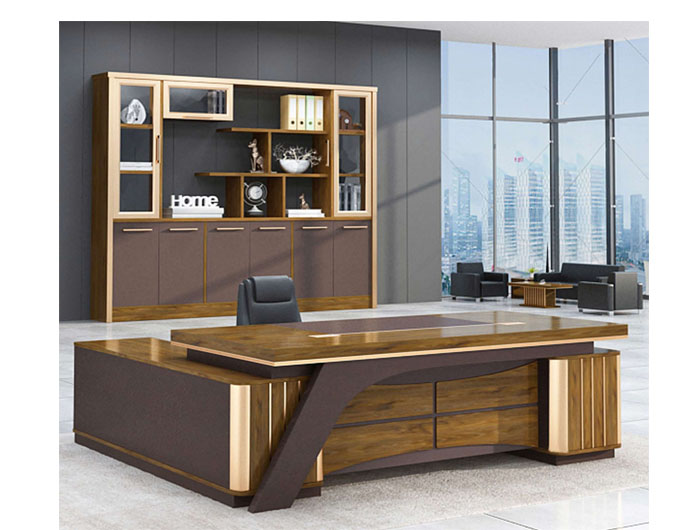 KW8571 Executive Table Melamine Wood (W2400xD1000xH750mm). Brand: CENTURY. Made In China.