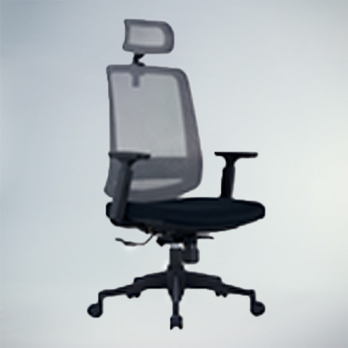 Office Chair  F486A-BLACK      W600xD570xH1270MM