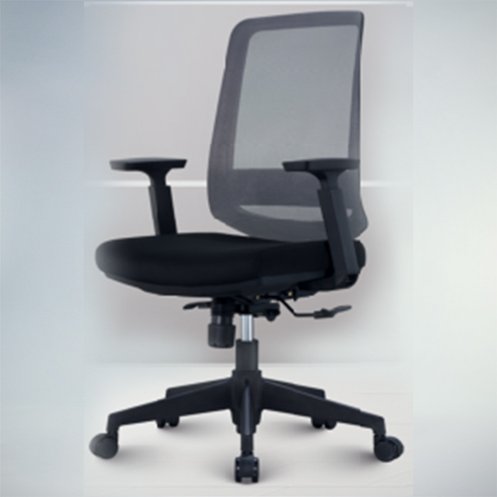 Office Chair F486B-BLACK​​​​    W600xD570xH1100MM