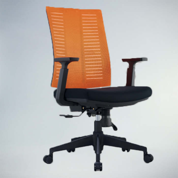 Office Chair F488A-BLACK​​    W590xD560xH1320MM